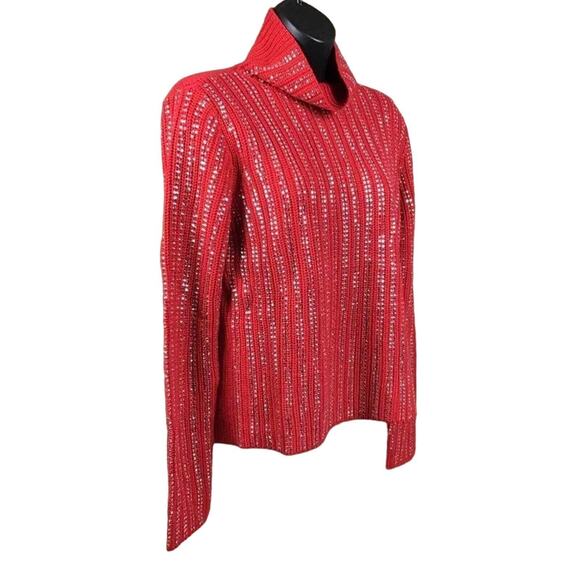 INC International Concepts Women’s XS Red Embellished Sweater NWT - Picture 8 of 15